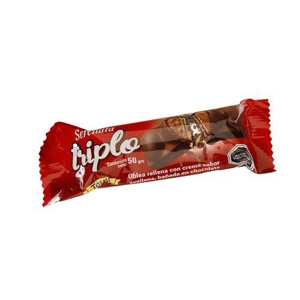 Pack 20 Unidades Triplo Chocolate De Leche Con Crema de avellanas 50grs