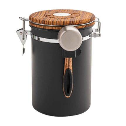 Jarra De Café Con Válvula De Escape Con Tapa De Sello Tanque Hermético Para Nueces Arroz
