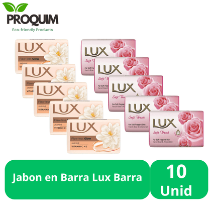 Jabon en Barra Lux Pack 10 Unidades