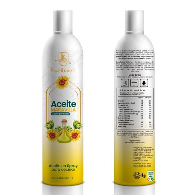 Aceite Maravilla Botella, 180 ml | Apishop