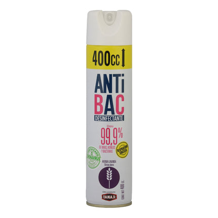 DESINFECTANTE ANTIBAC LAVANDA 400CC.