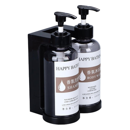 Dispensador De Jabón Líquido Para Manos, Dispensador De Jabón Para Manos, Para Baño, Granja, Inodoro, Gris, 2 Ranuras