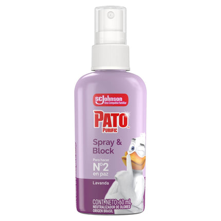 Neutralizador de Malos Olores para Baño Inodoro Lavanda Spray, 60 ml