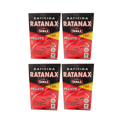 Pack 4 Ratanax en Pellet para Ratones  100gr