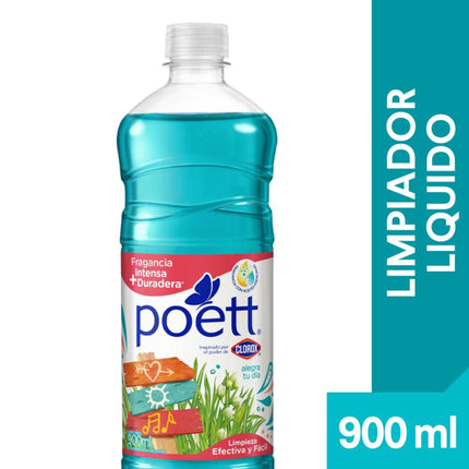 Limpiador Pisos Desinfectante Alegra tu día Botella, 900 ml