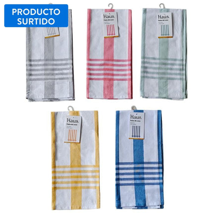 Paño Cocina Flat 45x60 cm 100% Algodón surtido