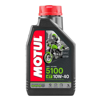 Aceite Para Motor Motul Semi-sintético 10w-40 Para Moto/cuatriciclo De 1 Unidad X 1l