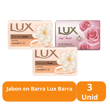 Jabon en Barra Lux Pack 3 Unidades