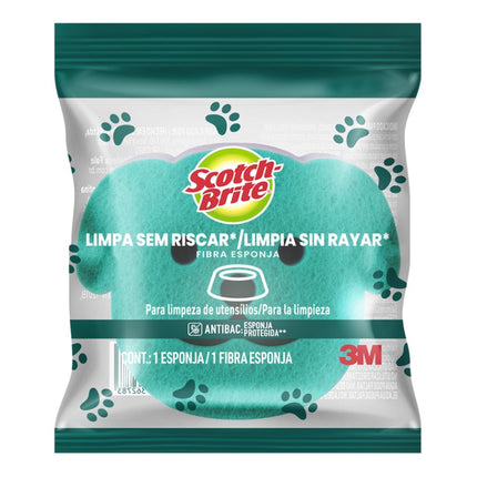 Esponja cero rayas mascotas X1, 1 Un