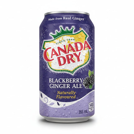 Bebidas Ginger Ale Blackberry Lata Canada Dry 355 ml | Apishop.cl