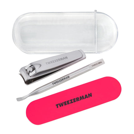 Kit de cuidado de uñas Tweezerman Mini Neon con cortaúñas