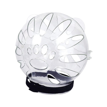 Bozal Para Gatos, Cubierta Transparente Para La Boca De Las Mascotas, Bozal Antimordida Para El Aseo Y El Baño, S 125mm X 135mm