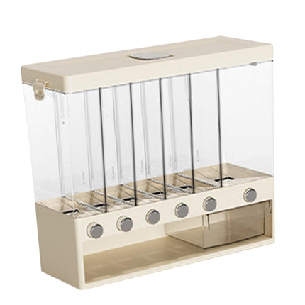 Almacenamiento De Cocina Con Taza Medidora Dispensador De Cereales Montado En La Pared Para Cuadrado De Cocina