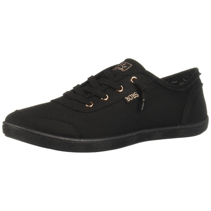 Zapatilla Skechers Bobs B Cute para mujer, espuma viscoelástica, vegana, negra 9