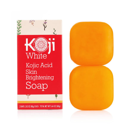 Jabón Koji White de ácido kójico puro con árbol de té y vitamina C, 80 ml