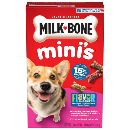 Galletas para perro MilkBone Minis 425 g sabor carne