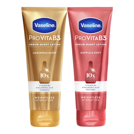 Sérum para el cuidado de la piel Vaseline Pro VitaB3 Luminous Glow, 220 ml, paquete de 2