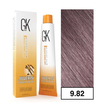 - Tintura Cream Color Permanente Vegana 100ml + Oxidante - 9.82 Rubio Muy Claro Moka Irisado