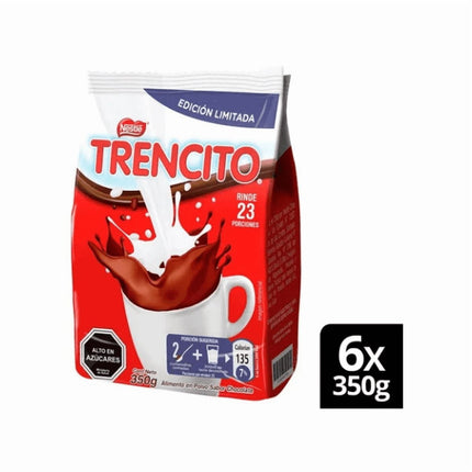 Pack x6 saborizante para leche Trencito® 350g