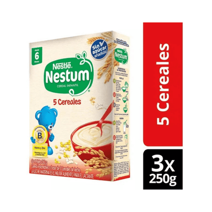 Pack x3 cereal infantil Nestum® 5 cereales 250g