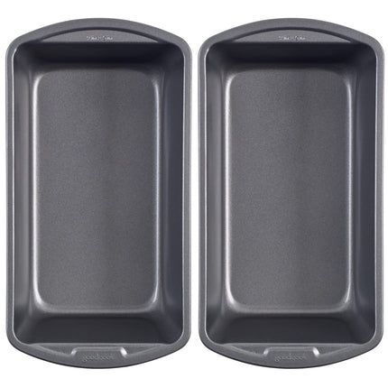 Molde para pan GoodCook, antiadherente, acero pesado, 23 x 13 cm, juego de 2