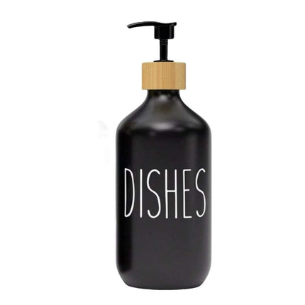 Dispensador Jabón Baño Alcohol Gel Decorativo Hands Dishes