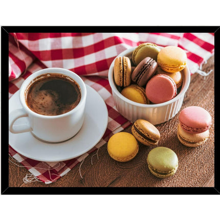 Cuadro Decorativo Café y Galletas Medidas 30x40 CM