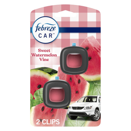 Ambientador de coche con clip de ventilación Febreze, aroma a sandía dulce
