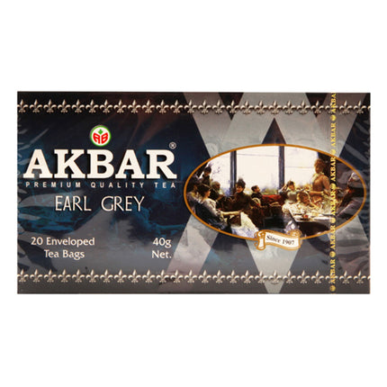 Té Akbar Earl Grey 40 g 20 un.