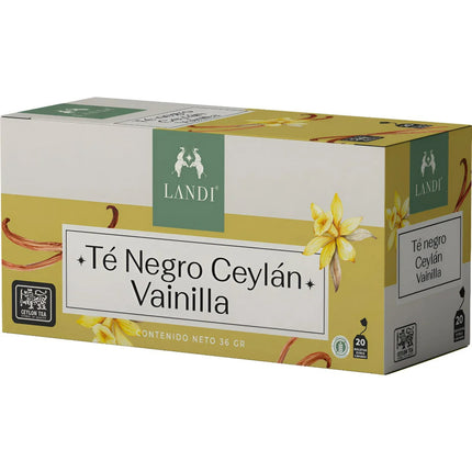 LANDI TE NEGRO VAINILLA 20bols