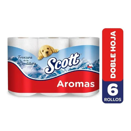 PAPEL HIGIENICO DOBLE HOJA 21M 6UN SCOTT