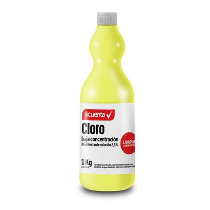 Cloro Líquido Tradicional Botella, 1 L
