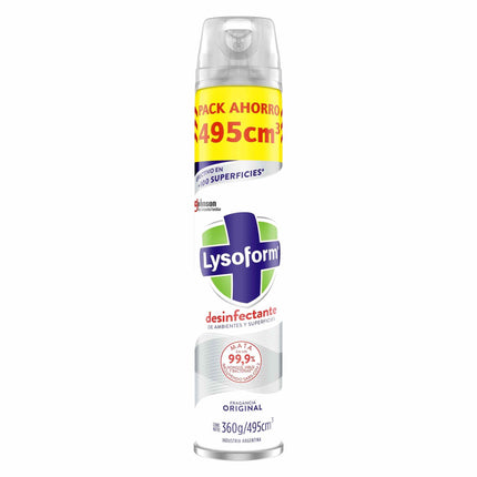 Desinfectante de ambientes Aerosol Original Lata, 495 ml