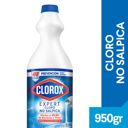 Cloro Líquido Anti-Splash Tradicional Botella, 950 g