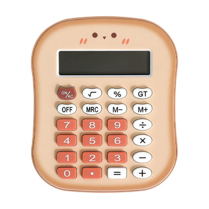 Calculadora Pequeña De Pan, Ligera, Compacta Y Bonita, Ideal Para Oficina, Hogar Y Escuela, Color Caramelo.