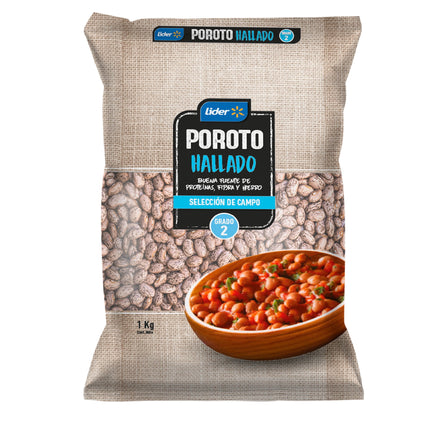 Poroto Hallado Bolsa, 1 Kg