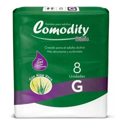 Pañales Para Adultos Comody Basic G X 8 U