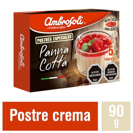 Postre Pannacotta, 90 g - Ambrosoli | Apishop