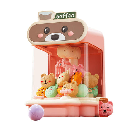 Dispensador De Premios De Dulces Para Interior, Regalo Navideño, Máquina De Juego Con Garra, Para 10 Muñecas, Color Rosa