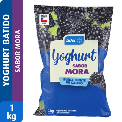 Yoghurt Batido Sabor Mora, 1 kg | Apishop