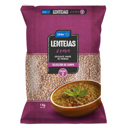 Lentejas 4 mm Bolsa, 1 Kg