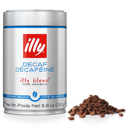 Café illy Descafeinado en Grano Tostado Medio 250 g