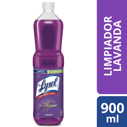 Limpiador Desinfectante Líquido Lavanda Botella, 900 ml