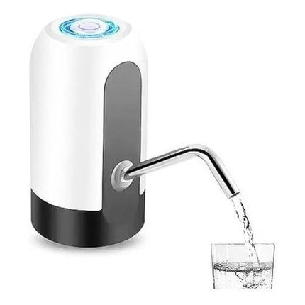 Dispensador Agua Eléctrico Usb Recargable Onlineclub Blanco