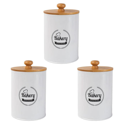 3 Unids/set Juego De Botes De Cocina Café Té Azúcar Botes Tarros Contenedores