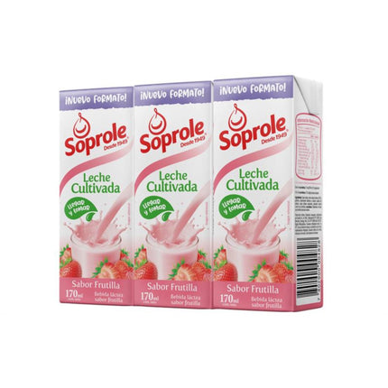 Leche Cultivada Frutilla, 510 ml
