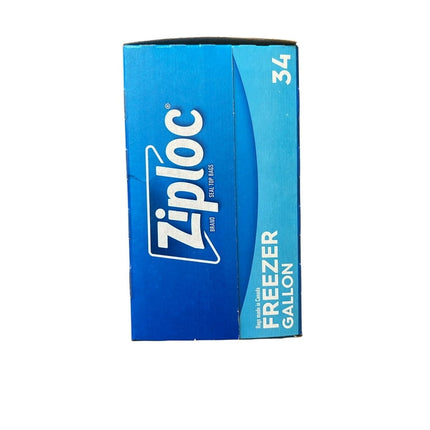 Bolsas Herméticas Gallon Freezer 27 x 27 cm Ziploc 34 un | Apishop.cl