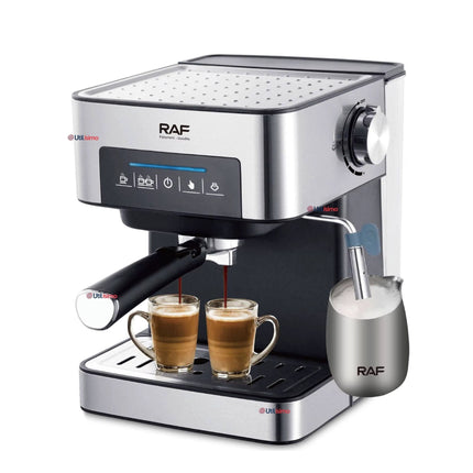 Maquina Café Espresso Capuccino Espumador de Leche Antigoteo 1.5 Litros