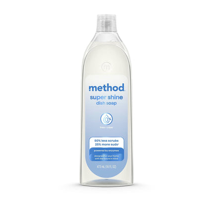 Jabón Para Platos Super Shine Liquid 473 Ml Alimentado Por Enzimas