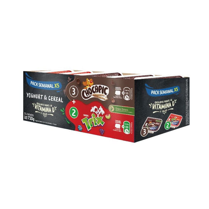 Yoghurt + Cereal Nestlé Chocapic Y Trix Pack Multipack 710G (5 X 142), 710 g - Chocapic/trix | Apishop